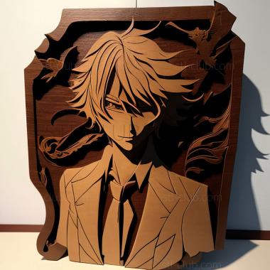 3D модель Татте Суэхиро из Bungo Stray Dogs (STL)